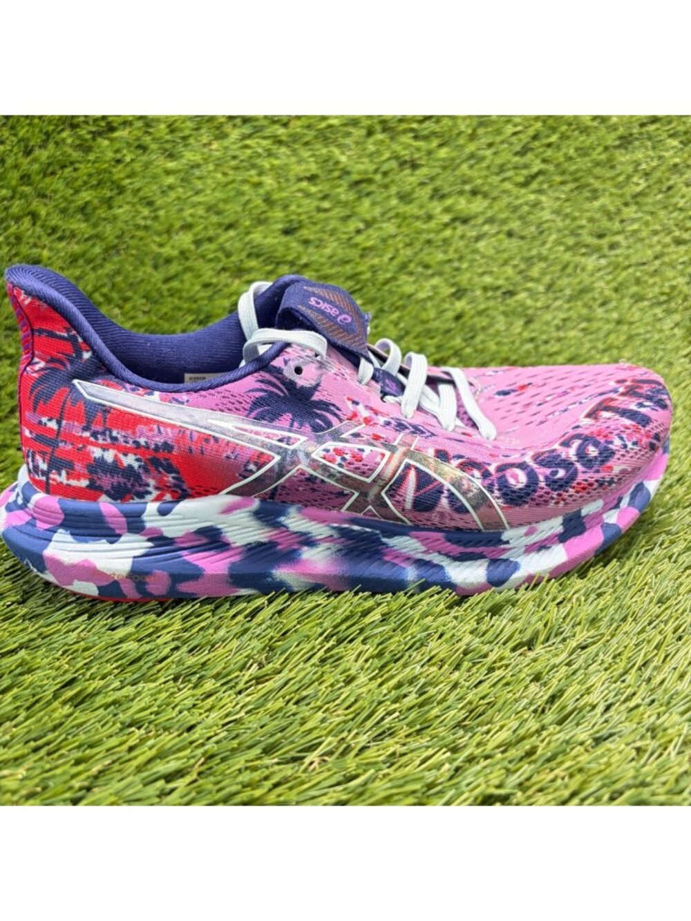 Asics Gel-Noosa Tri 14 Womens Size 7.5 Purple Athletic Running Shoes Sneakers